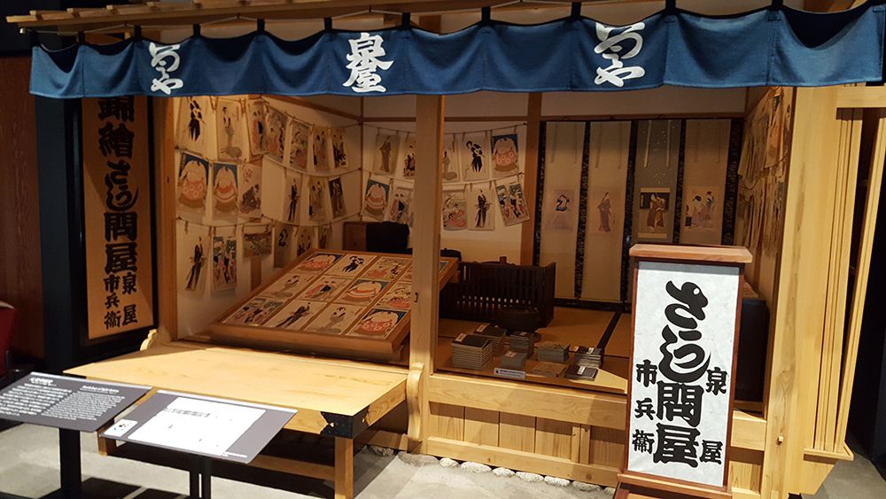 Shop woodblock