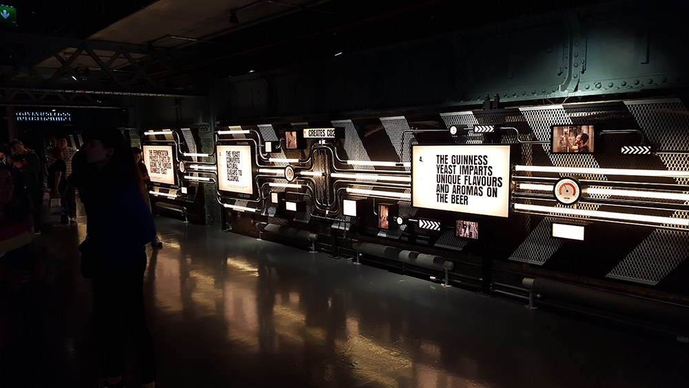 The Guiness factory inside